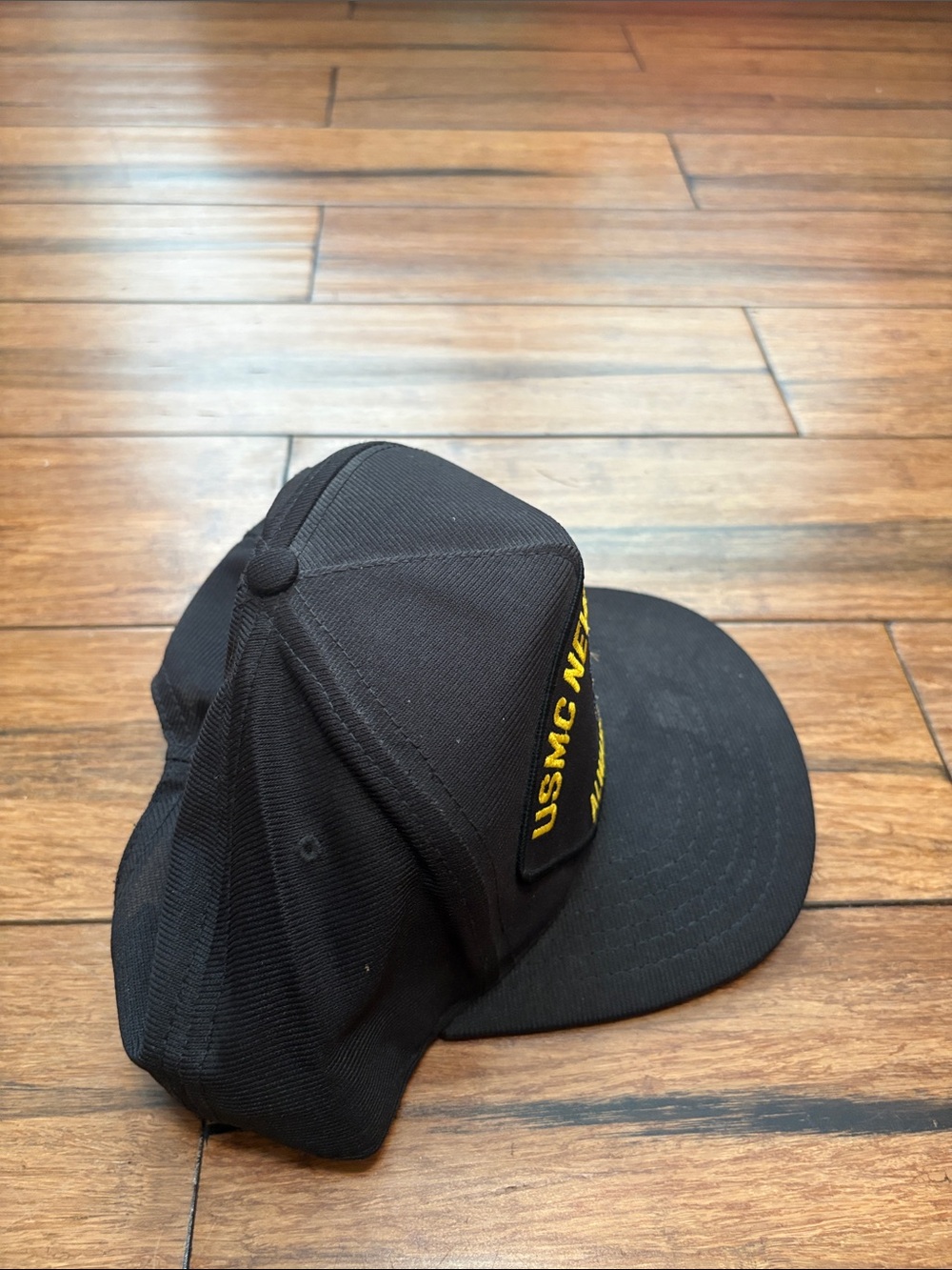 Vintage USMC Never Retired Always A Marine Snapback Hat Cap Black - Picture 6 of 8
